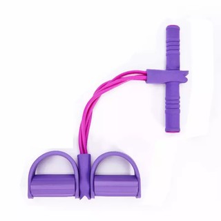 Dmall-Yoga equipment ดึงเชือกออกกำลังกาย อุปกรณ์เสริมเล่นโยคะ Purple