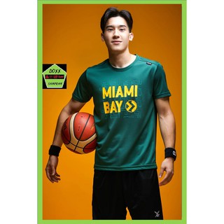 Miami Bay เสื้อกีฬา ชาย รุ่น High and seek สีเขียว