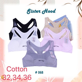 สปอร์ต Sisterhood งานใหม่ ฟองน้ำถอดไม่ได้นะคะ ไซส์ 32,34,36