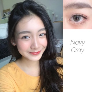 🔥 คอนแทคเลนส์ ✨ขนาดมินิ ✨Gray✨Navy (kittykawaii)