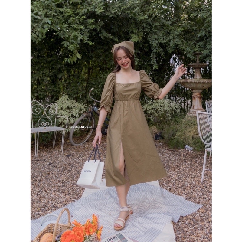 New with tag ! Joob studio #JBS577 Just a Lovely Dress เดรสสีเขียว size s