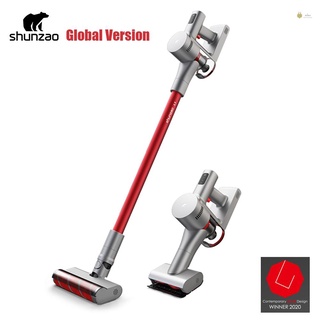 Ĕ Global Version Shunzao เครื่องดูดฝุ่นไร้สาย L1 105AW 1.15 กก. น้ําหนักเบา กรอง 99.5% ทนทาน 60 นาที ปลั๊ก EU สีแดง สําหรับบ้าน รถยนต์