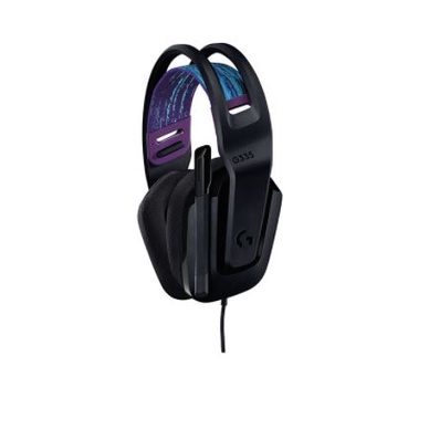 Logitech G335 Wired Gaming Headset (Black / White) หูฟังเกมมิ่งมีสาย