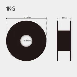 BiNG3D Filament PLA+ เส้นใยพลสติก ใช้กับครื่องพิมพ์ 3 มิติ 1.75mm 1kg