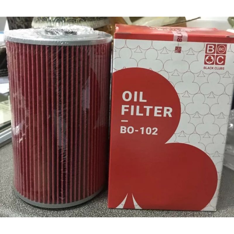 ไส้กรองน้ำมันเครื่อง ยี่ห้อ BC BO-102 ใช้สำหรับISUZU JCM HINO KT725