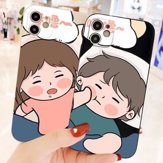 เคสป้องกันโทรศัพท์มือถือ สําหรับ Huawei Y5 2018 Y7 Pro Y9 Prime 2019 Y5P Y6P Y7P Y6S [คู่รักนอน-1]