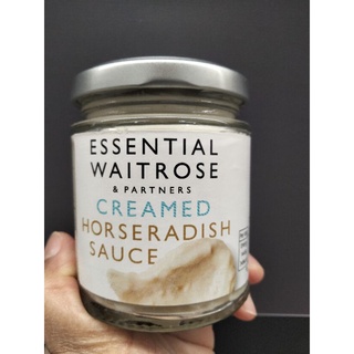 Waitrose Essential Creamed Horseradise sauce ซอส  ฮอร์ราดิช เวทโทรส 180 กรัม