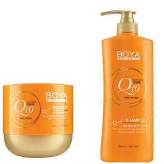 Karmart Boya Q10 Shampoo 500ml / Treatment 500g /18g.×12 โบย่า คิว10 แชมพู