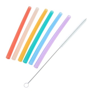 Marcus &amp; Marcus Silicone Straws &amp; Brush Set