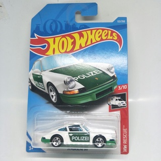 รถเหล็ก Hot wheels 71 PORSCHE 911 POLIZEI (ib007)