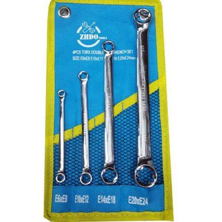 ZHDO Tools - ชุดประแจ Double-Box Ratcheting Wrench 4 ชิ้น