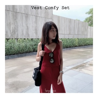 FS012: Vest Comfy Set by fairyshopsss