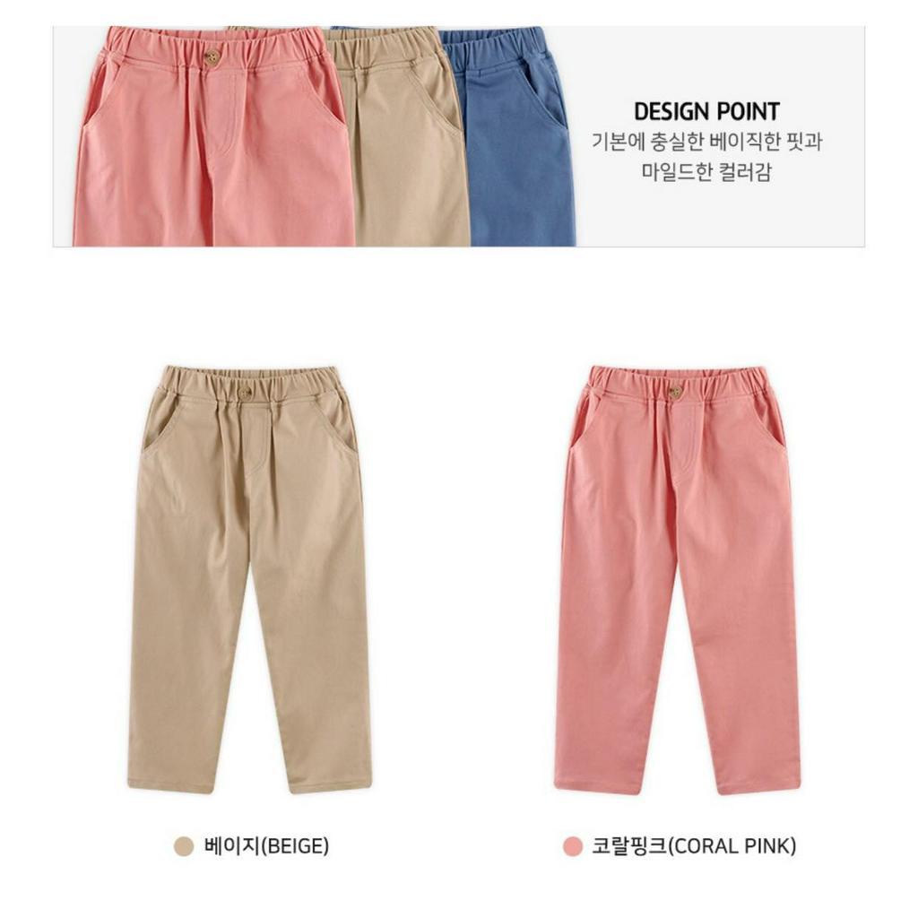 กางเกงสีกากีลายทาง Zara พร้อมเข็มขัด - กางเกงสีกากีบางยาวธรรมดา วอลตัน มี 2 สี Q8DM1