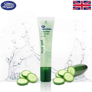 BOOTS Cucumber Cool Moisturizing Eye Gel Eye Cream 15ml To Remove Fine lines and Dark circles