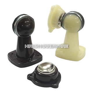 กันชนประตูแม่เหล็ก PVC สีน้ำตาลเข้ม สีขาว กันขนประตู กันชนพลาสติก 009-00054 009-00055