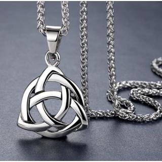 เครื่องประดับแฟชั่นสร้อยคอจี้ celtic knot irish ความยาว:60 ซม.