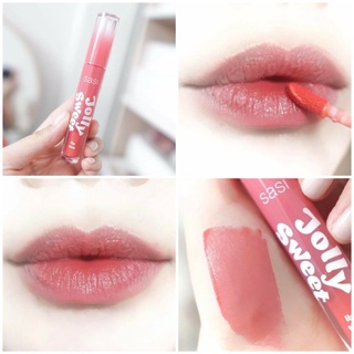 Sasi Jolly Sweet ลิปทิ้นท์ คอลใหม่ สีชมพูอ่อนๆ ทาแล้วน่ารักน่าหยิกไม่ไหว ติดทนไม่ติดแมสก์ด้วย ปากฉ่ำๆน่าจุ๊บสุดๆ