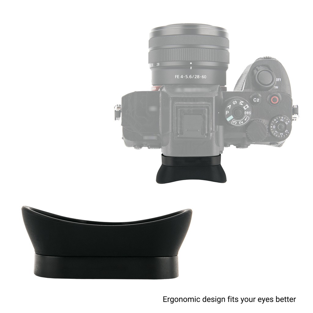 Kiwifotos FDA-EP19 ช่องมองภาพกล้อง ซิลิโคนนิ่ม แบบเปลี่ยน สําหรับ Sony A7R V A7R5 A7M4 A7 IV A7S III A7S3 A1 Sony FDA-EP19
