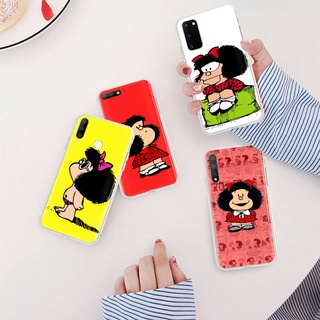 เคสโทรศัพท์มือถือแบบนิ่ม ใส ลาย Mafalda ML-175 สําหรับ VIVO Y35 Y21 Y21S Y33S Y31 Y51 Y11S Y12S Y11 Y20 Y20I Y20S Y12 Y15 Y17 Y19