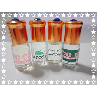 หัวน้ำหอมนำเข้ากลิ่นผู้ชายขวดเล็กขนาด 3 ml