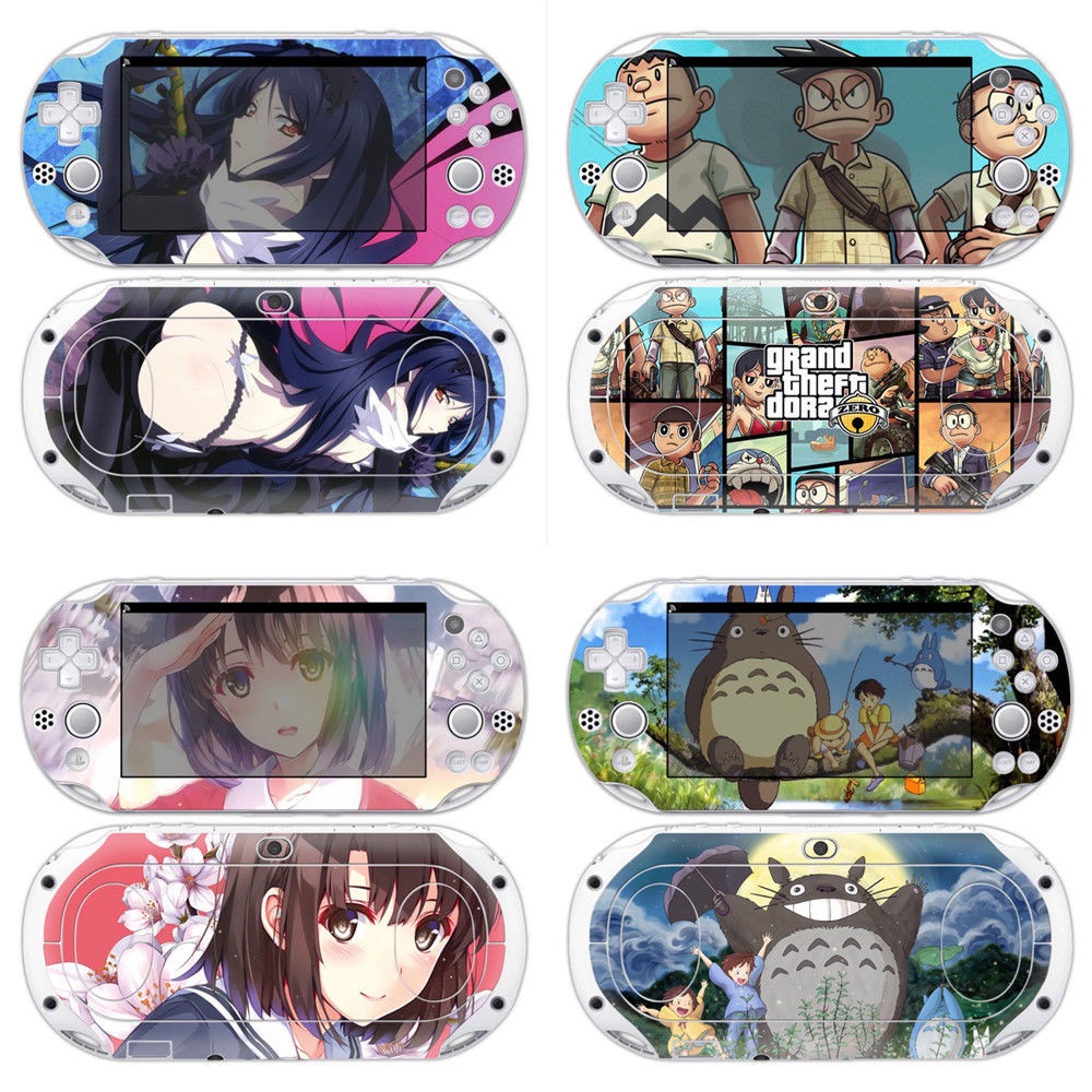 สติ๊กเกอร์ฟิล์ม Psv2000 Ps Vita 2000 สําหรับติดตกแต่งคอนโซลเกม Mario Naruto muxi