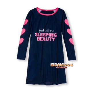 [แท้]PL283 ชุดนอน The Children s Place รุ่น Graphic Nightgown (สำหรับอายุ 14 ปี) ผ้ายืดเนื้อดี ใส่สบาย