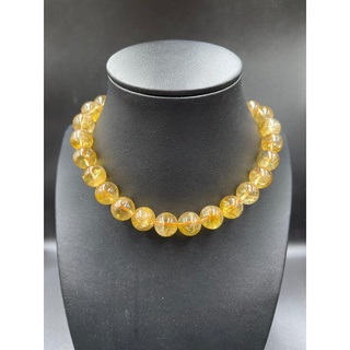 ซิทริน Citrine round beads