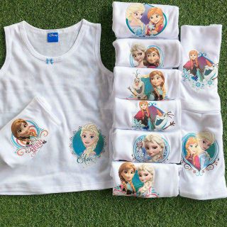 ิเสื้อกล้ามเด็กหญิง เสื้อกล้ามลายการ์ตูน 3 ปี-8 ปี เสื้อกล้า…