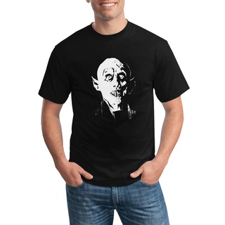 เสื้อยืดลําลอง พิมพ์ลาย Nosferatu Vampire Horror Movie Bats Monster สําหรับผู้ชาย