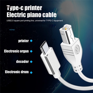 [Timekey] Type-C To Usb 2.0 สายเคเบิ้ลแปลงแป้นพิมพ์ Midi สายเคเบิ้ลเครื่องดนตรีอิเล็กทรอนิกส์
