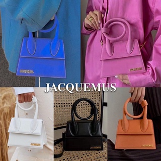 พรี Jacquemus 2023 กระเป๋าถือ หนังแท้ กระเป๋าแฟชั่น แบรนด์เนน กระเป๋าสะพาย