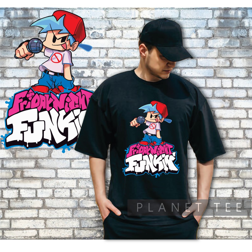 Gamers FRIDAY NIGHT FUNKIN เสื้อยืดผ้าฝ้าย Streetstyle Baju Gamerz