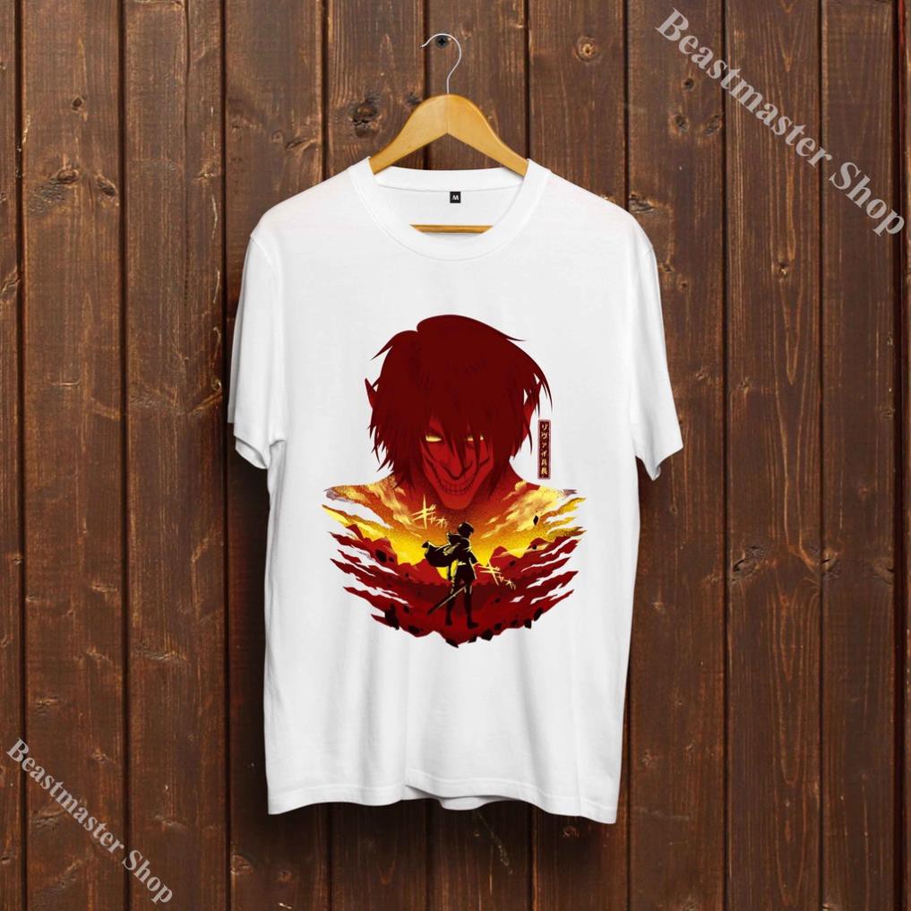 Unisex Eren Yeager - เสื้อยืด Unisex Attack on Titan - Cool Eren Yeager - EY-039