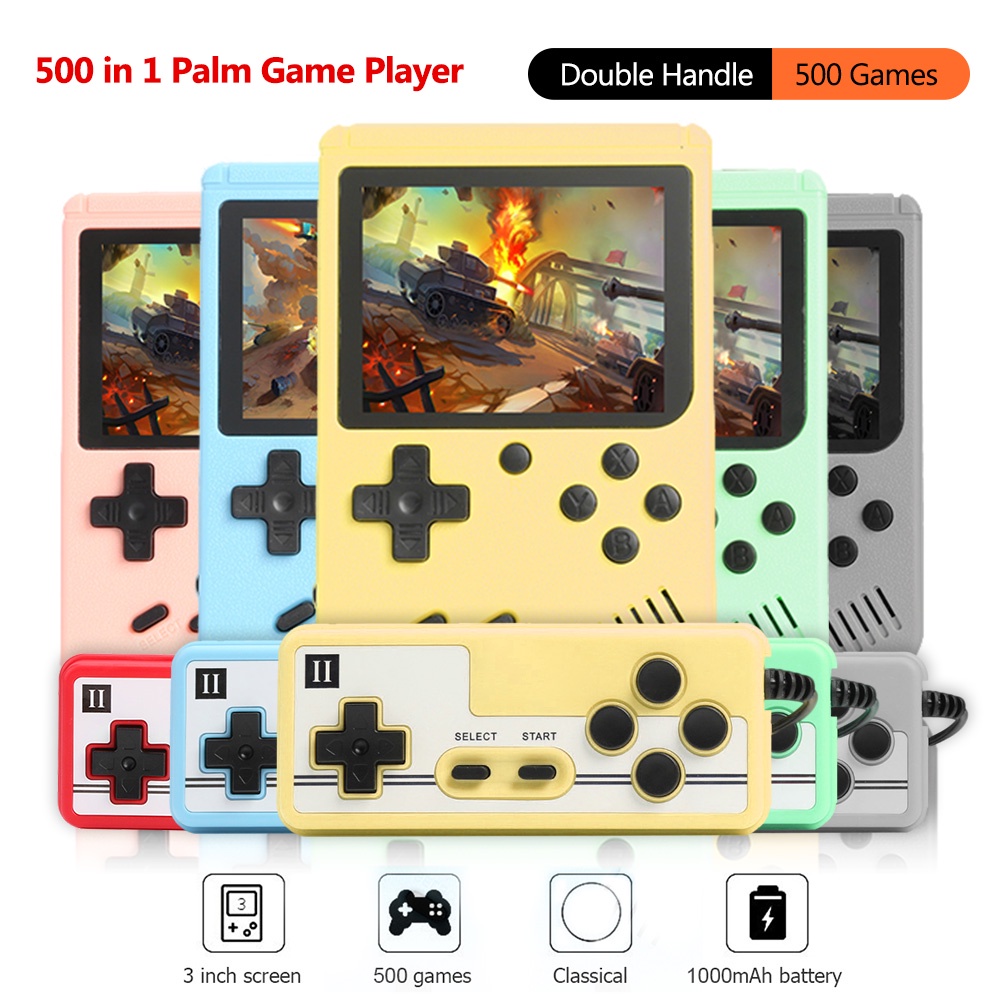 คอนโซลortable 3.0 inch Handheld Game Console Classic Retro Mini ocket