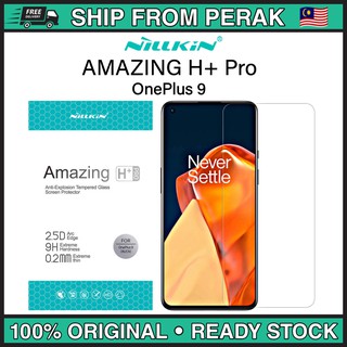 กระจกนิรภัยกันรอยหน้าจอ HD ใส ป้องกันลายนิ้วมือ สําหรับ OnePlus 9 9RT Nillkin H+Pro