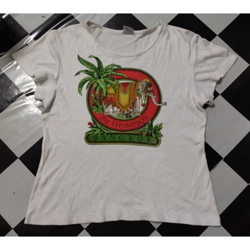 เสื้อสตรี ยี่ห้อJ-im จิมป์ T-hompson ไซส์L  เนื้อผ้าCottonรอบอก36" ความยาว21.5" แขนสั้น แถมจัดส่งฟรี