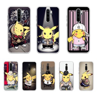 Pikachu สวย การ์ตูน Xiaomi Mi Poco F2 Pro / K30 Pro / Redmi 8a / Redmi 8 / Redmi Note 9 / Note 9 Pro / Note 8 Pro เคส case Soft TPU เคสซิลิโคนอ่อนนุ่ม Cover Painting Phone Cover