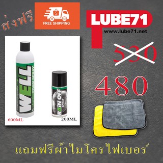 ชุดดูแลรักษาหมวก สปาหมวก Well . RainOff Spray By Lube71. ส่งฟรีมีของแถม