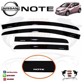 คิ้วกันสาด/กันสาด NISSAN NOTE