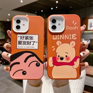 เคสไอโฟน] กันฝุ่นกันกระแทก Pooh Bear รวย Apple11 12 13Pro เคสมือถือ TPUนุ่มนิ่ม iPhone XR XSMax การ์ตูน 7/8plus