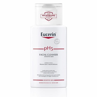 Eucerin Facial Cleancer Sensitive Skin ยูเซอรินเซนซิทีฟ สกิน เฟเชี่ยล คลีนเซอร์ 100 มล.