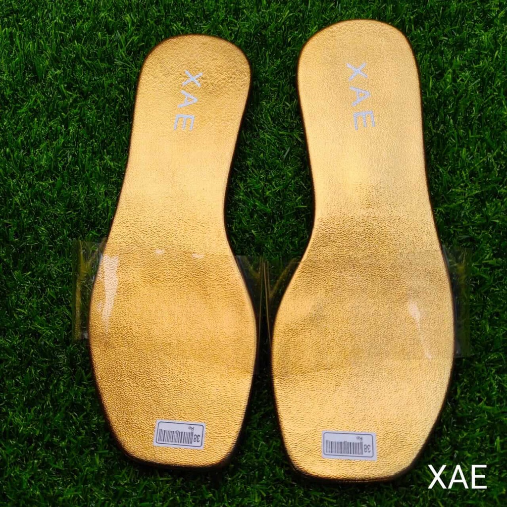 รองเท้าแตะผู้หญิงรุ่นล่าสุด xae adena mica สีทอง