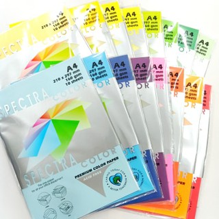 กระดาษสี2หน้า A4 SPECTRA COLOR 160 gsm.