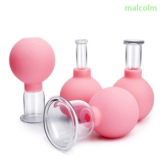 MALCOLM Face Massage Body Cups Chineses Skin Lifting Tool Cupping Therapy Tool Beauty Care Health Care Facial Vacuum Cupping Anti Cellulite Suction Cup Massage Accessories/Multicolor