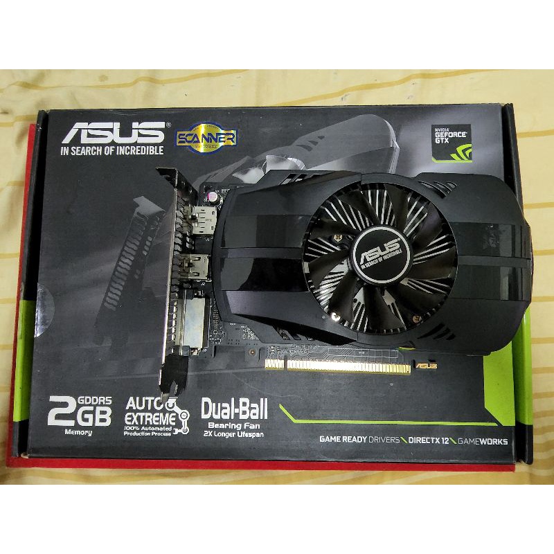 การ์ดจอ​Asus gtx1050 2gb มือสอง