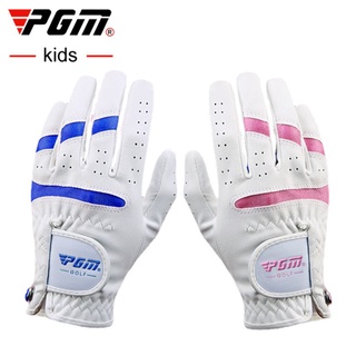 PGM Kids Golf Gloves With Marker and Breathable hole design for 100cm to 150cm boy girl Children 73JW