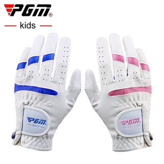 PGM Kids Golf Gloves With Marker and Breathable hole design for 100cm to 150cm boy girl Children 73JW