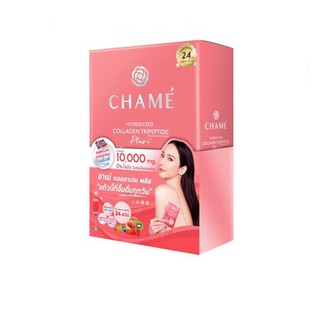 คอลลาเจนที่อั้มเลือก Chame Collagen Plus ชาเม่ คอลลาเจน คอลลาเจนอั้ม 10ซอง จำนวน 1 กล่อง