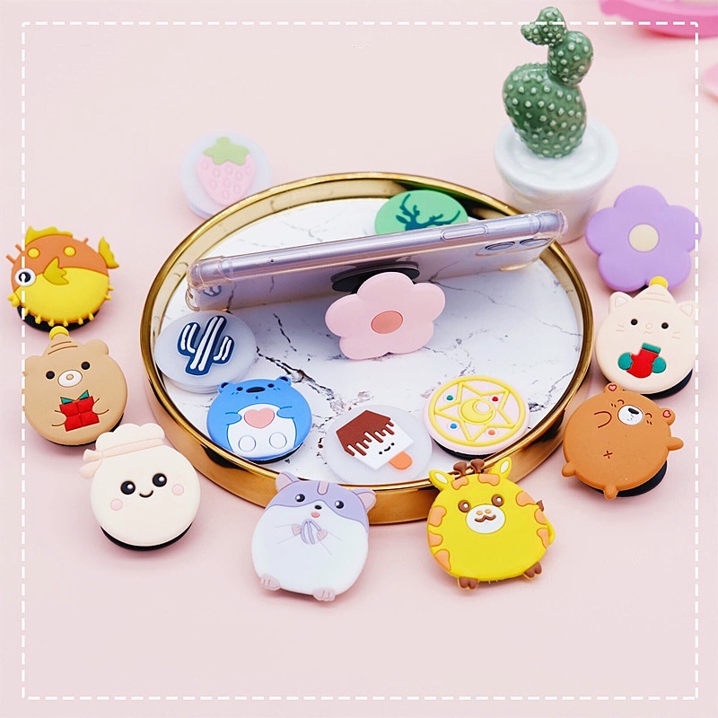 พร้อมส่งจากไทย🌸  น่ารัก มิคกี้/Griptok/iring/ตัวติดมือถือ/ไอริง/ตัวป๊อปติดมือถือ ตัวการ์ตูน Stella duffy snoopy