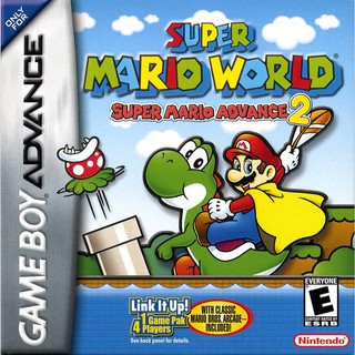 ตลับ GBA Super Mario Advance 2: Super Mario World ตลับผลิตใหม่ ระบบ เซฟ ไอซี ไม่ใช้ถ่าน